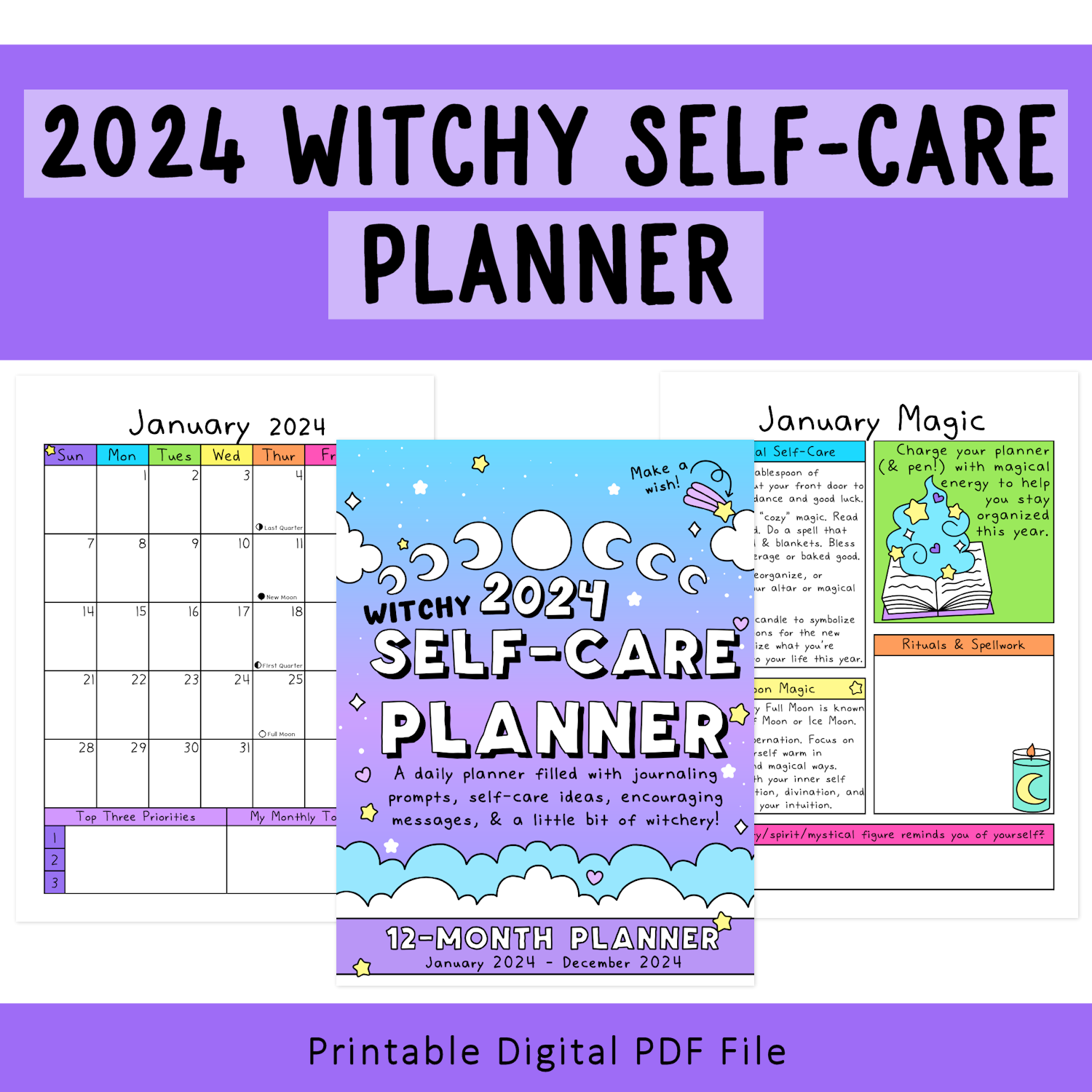 Guided by Tarot (2024 Weekly Planner): July 2023 - December 2024
