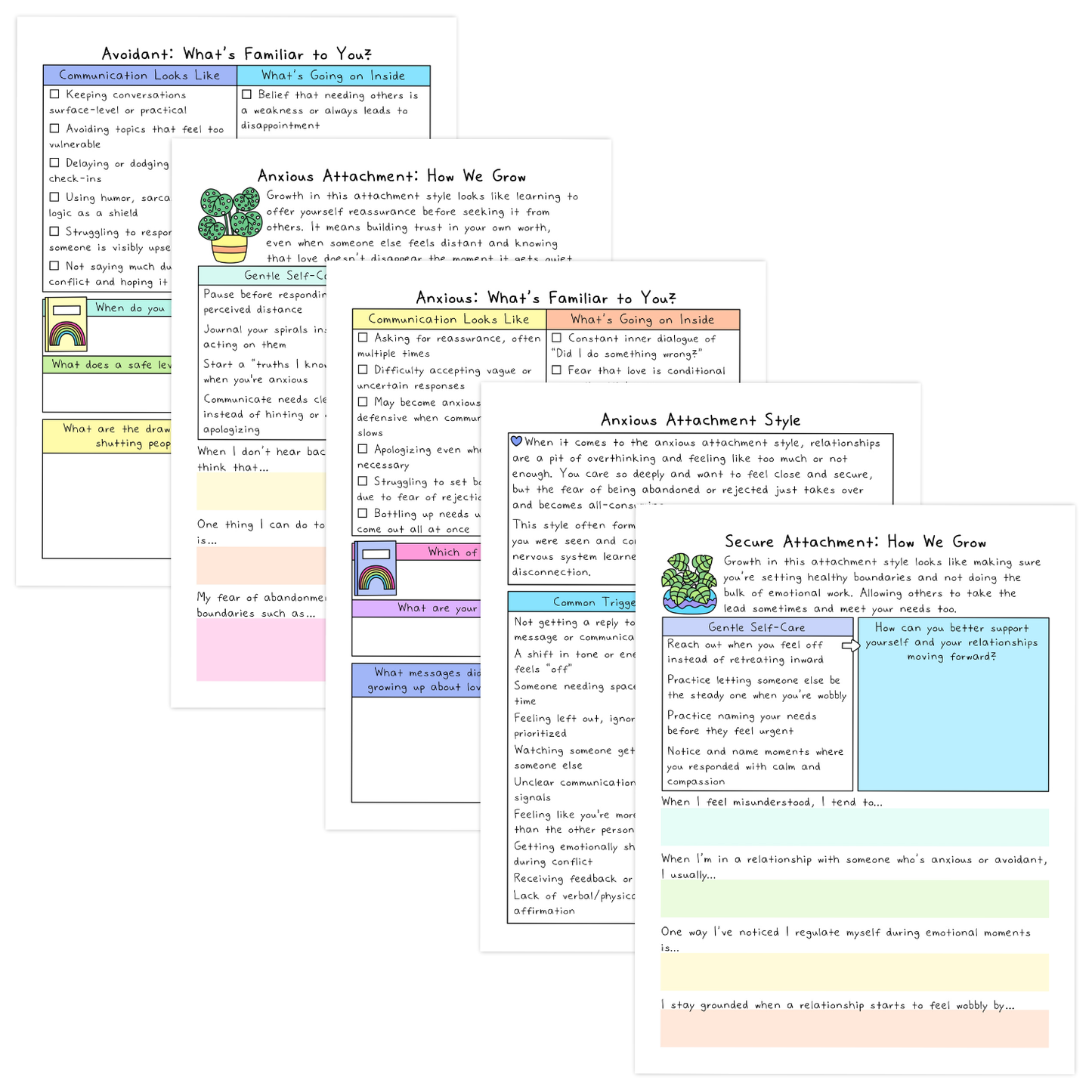 Attachment Styles Workbook