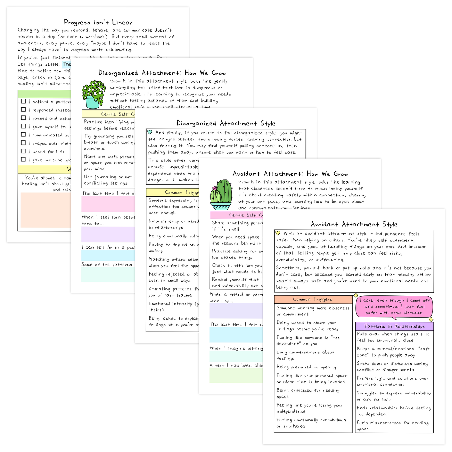 Attachment Styles Workbook