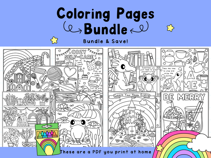 106 Coloring Pages Bundle