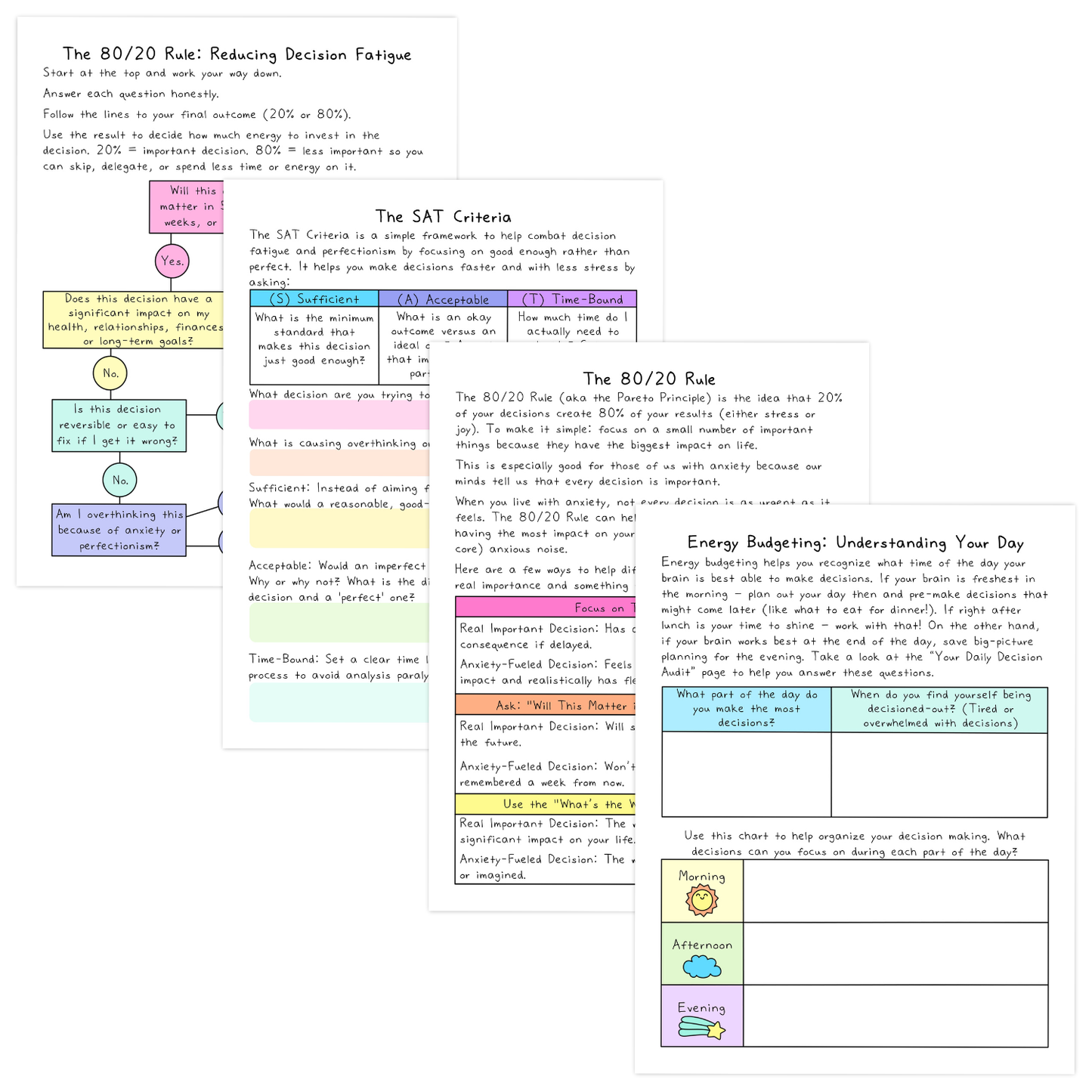 Decision Fatigue Workbook