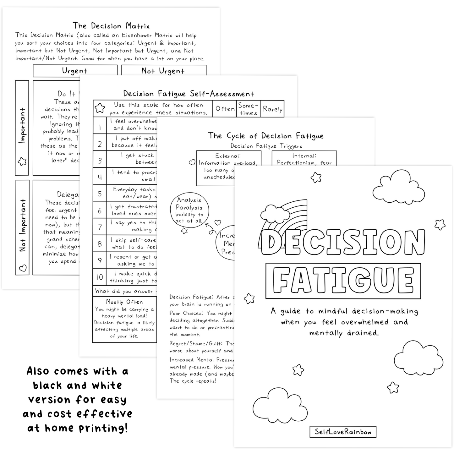 Decision Fatigue Workbook