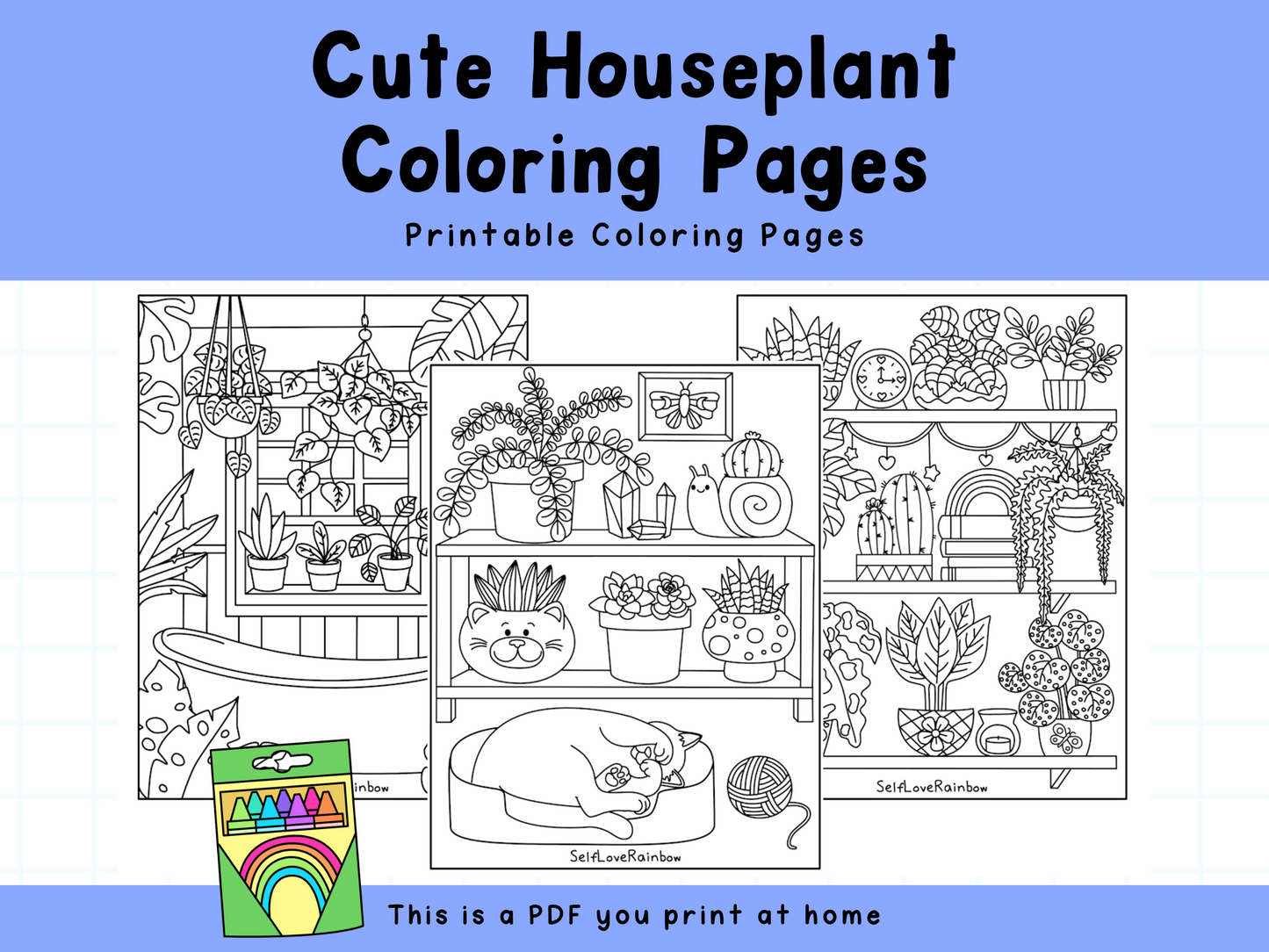 Houseplant Coloring Pages