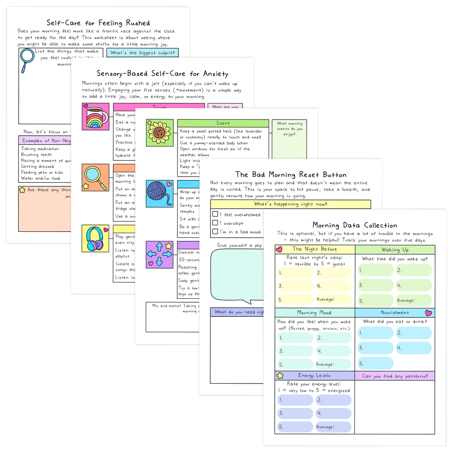 Morning Self-Care Workbook