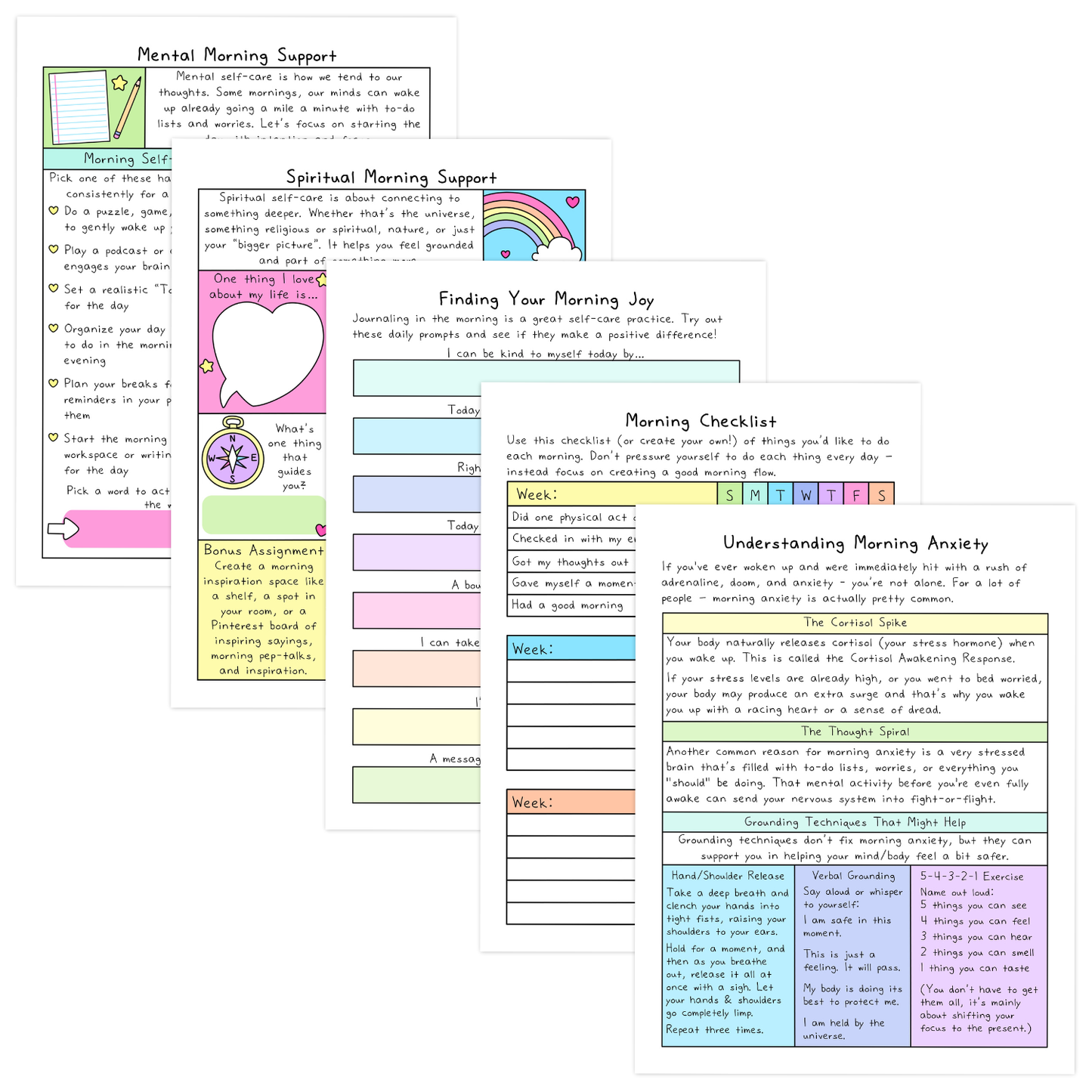 Morning Self-Care Workbook