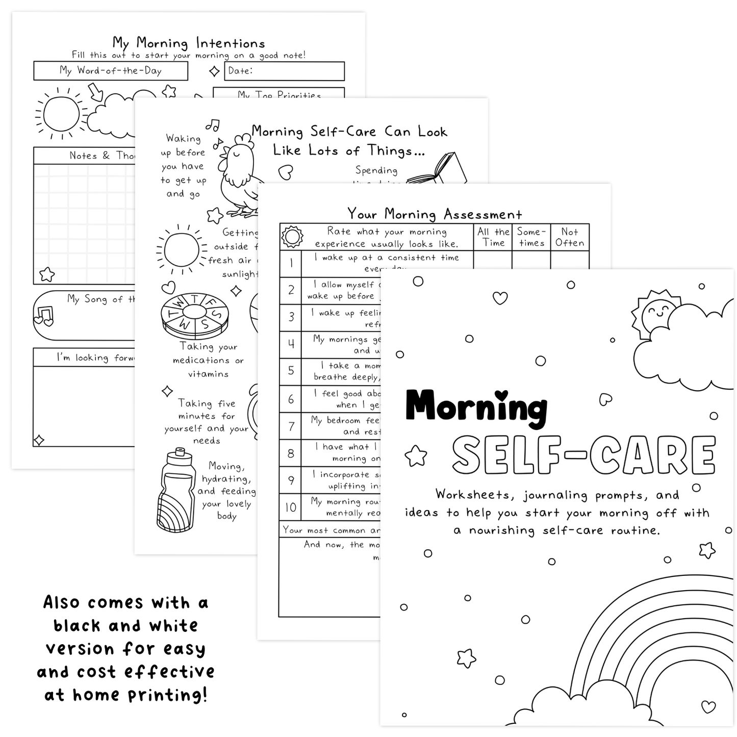Morning Self-Care Workbook