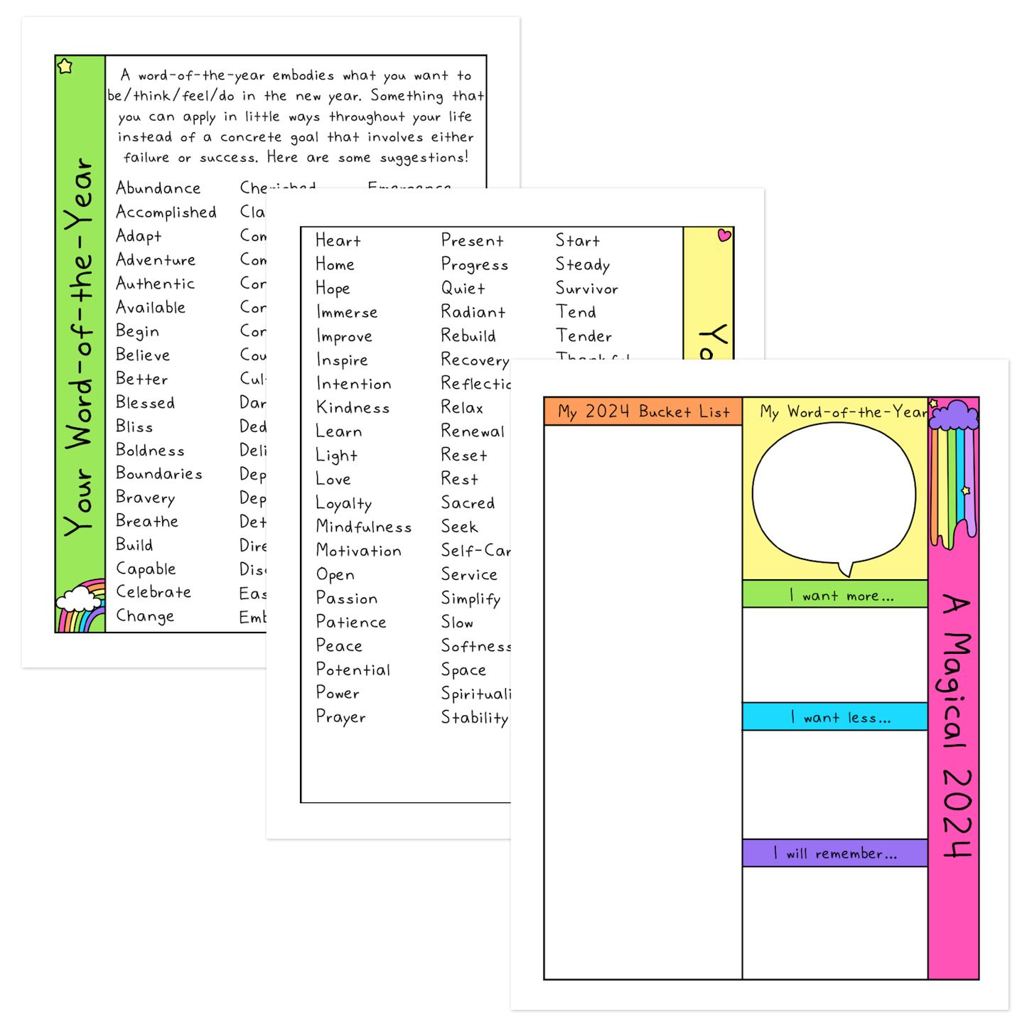 2024 Self-Care Planner