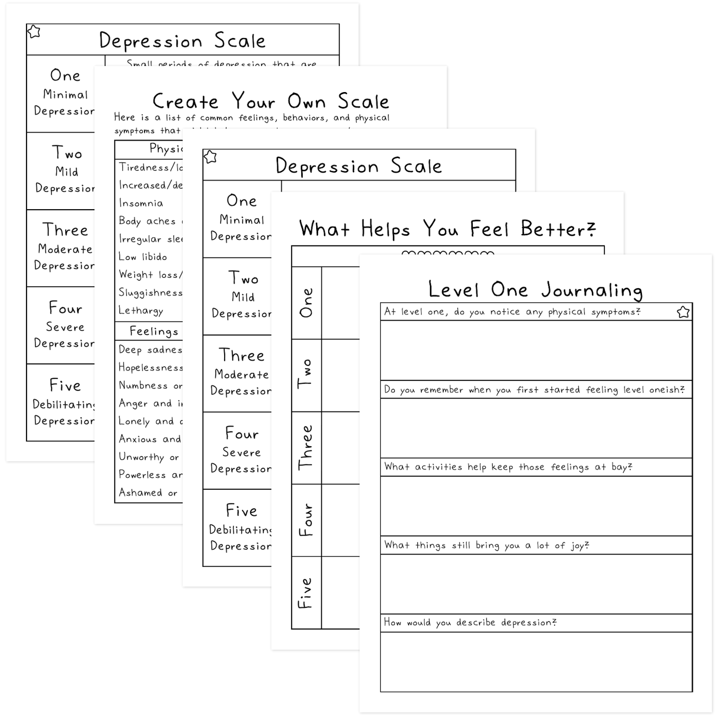 Create Your Own Depression Scale