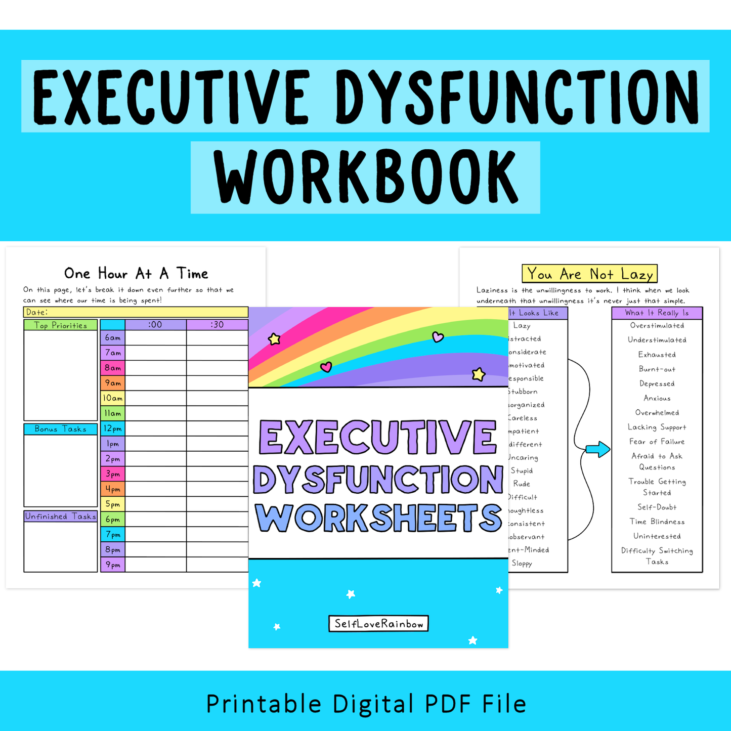 Organization Worksheet Bundle