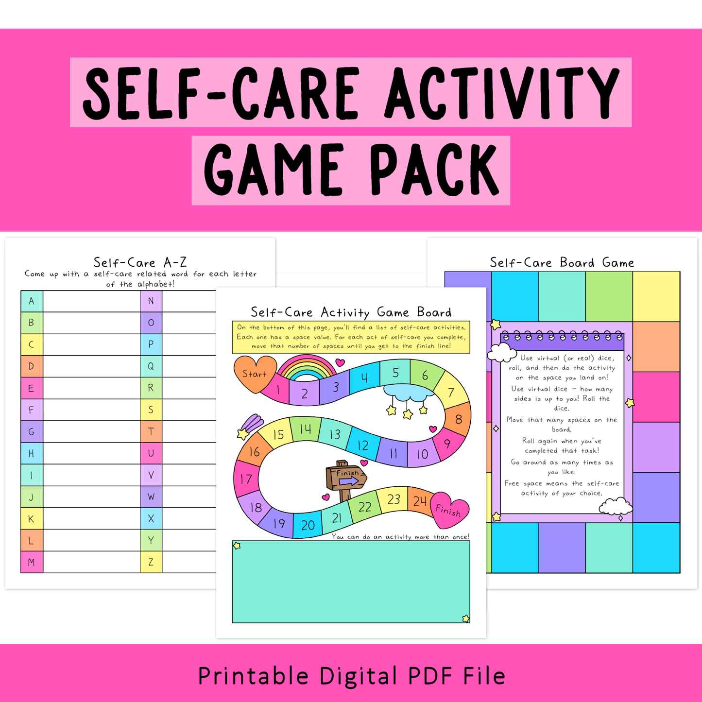 Self-Care Game Pack