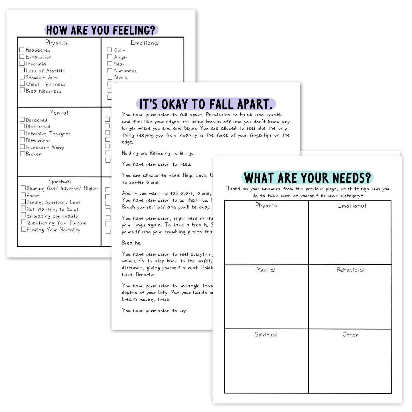 Uncovering Grief Workbook