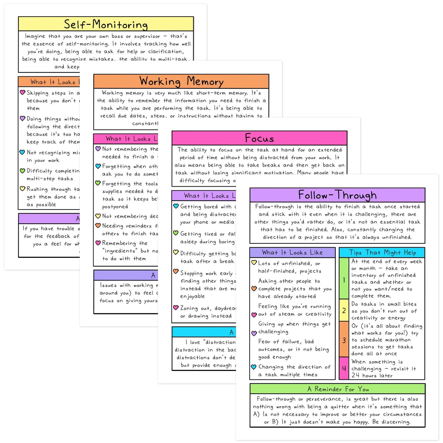 Executive Dysfunction Workbook