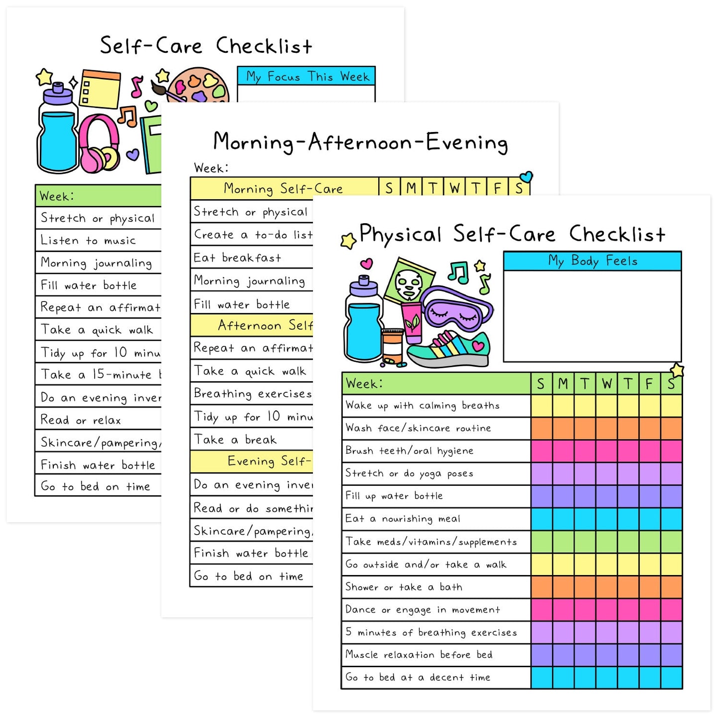 Self-Care Checklists
