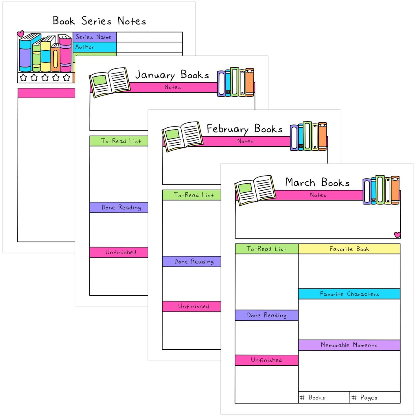 Reading Journal & Planner