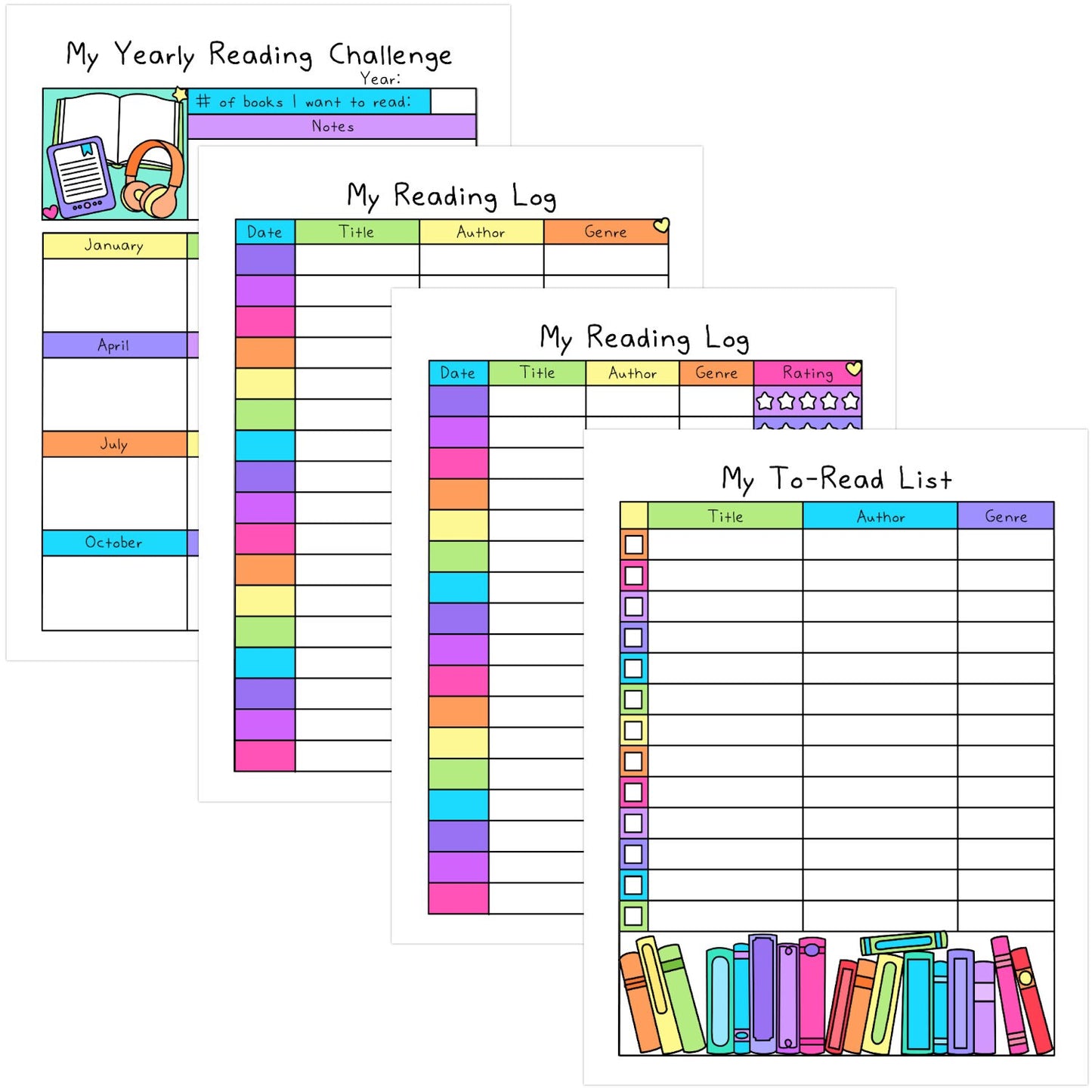 Reading Journal & Planner