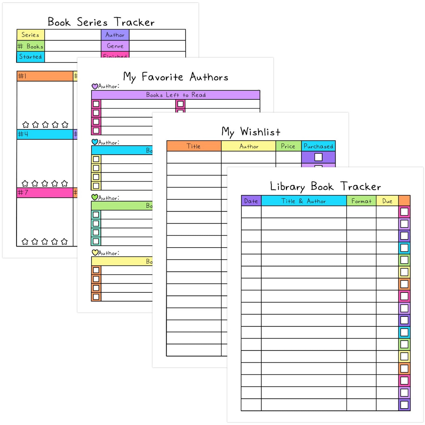 Reading Journal & Planner