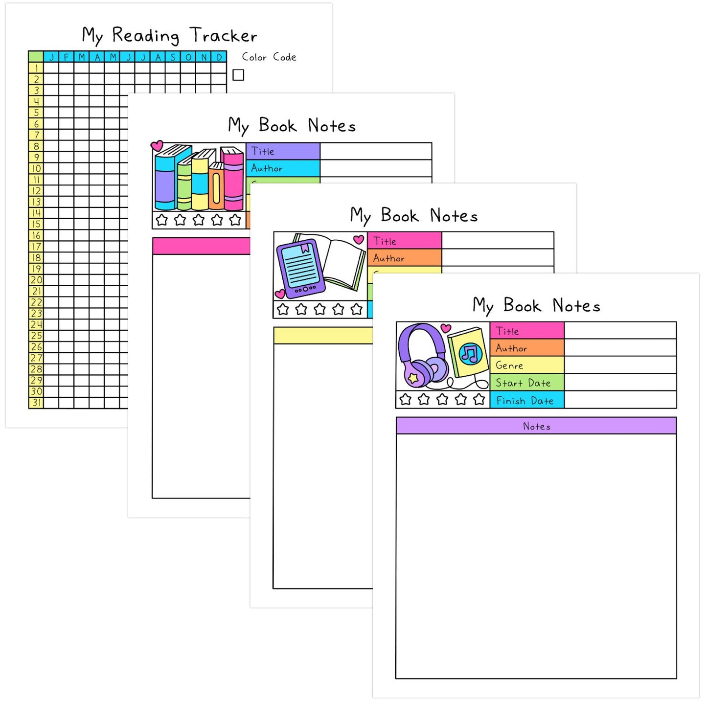 Reading Journal & Planner