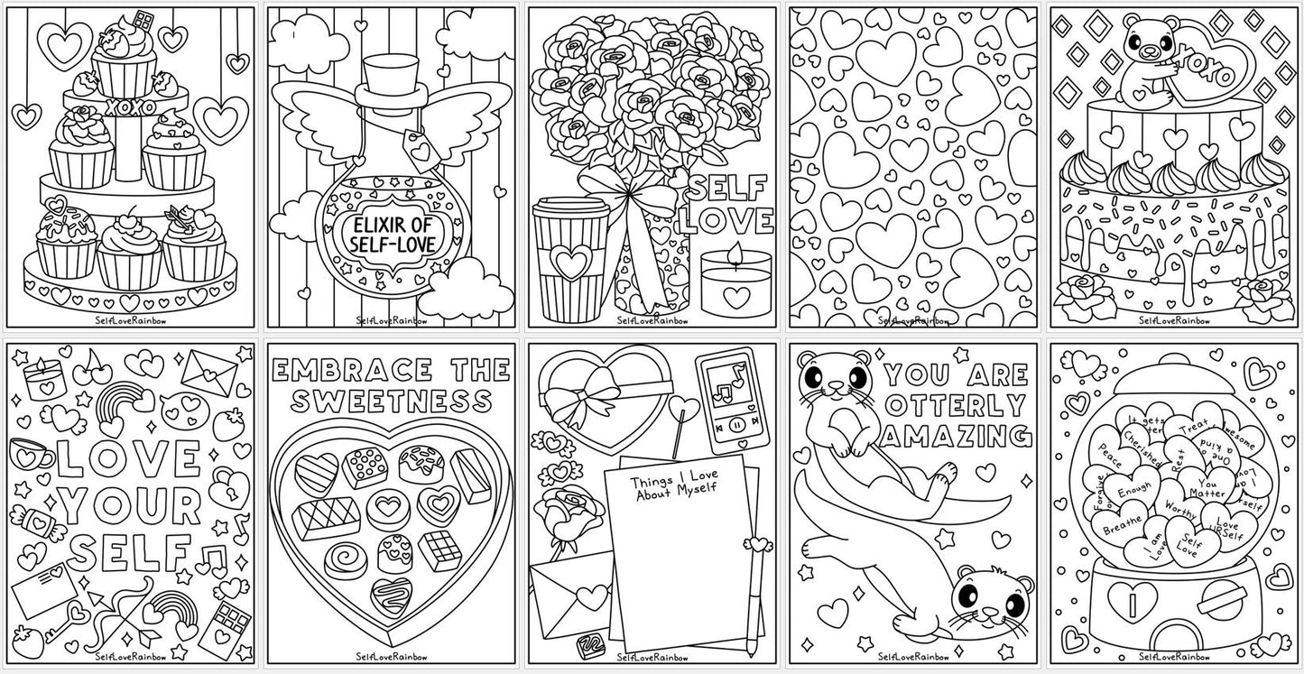 Self-Love Coloring Pages
