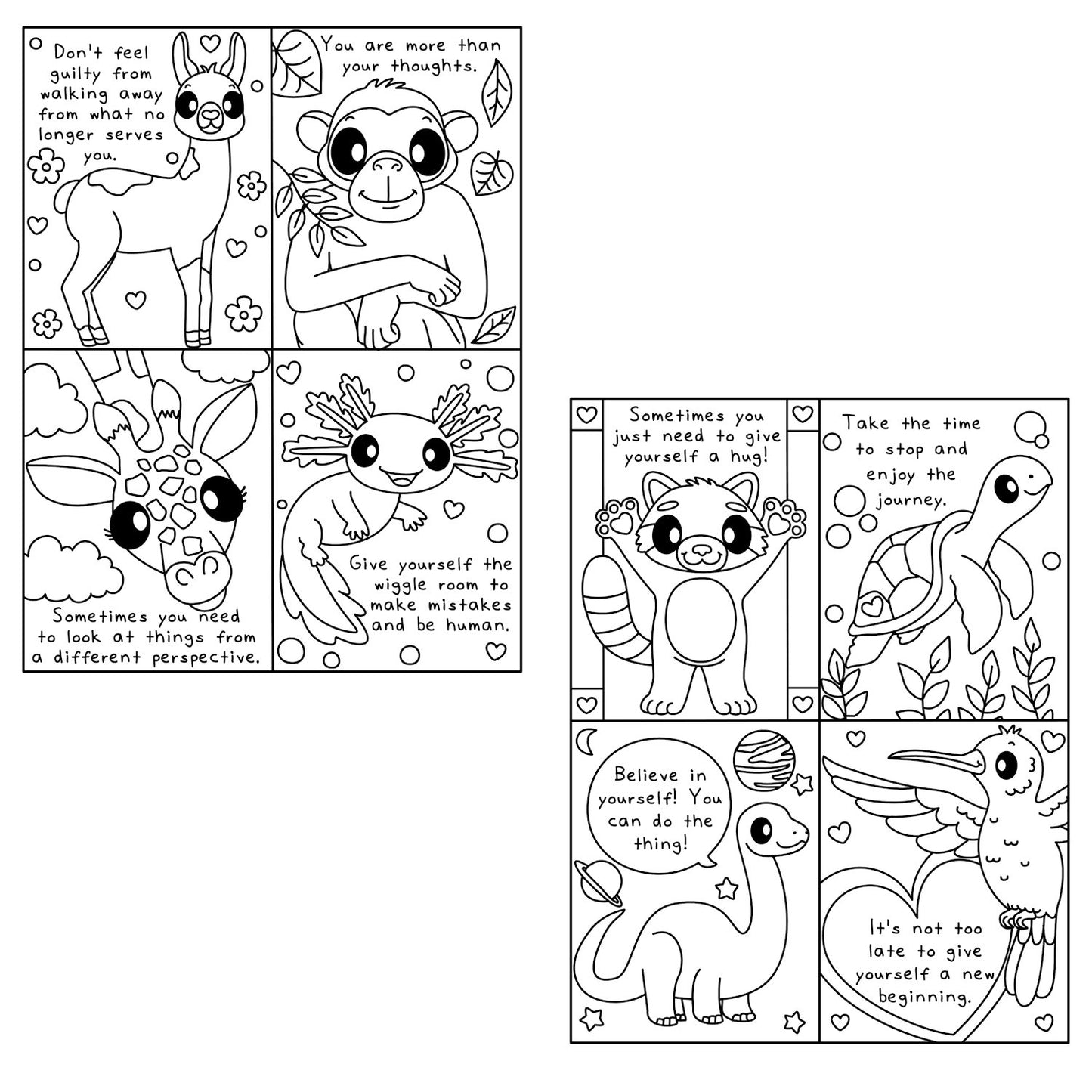 Mini Inspiring Coloring Pages