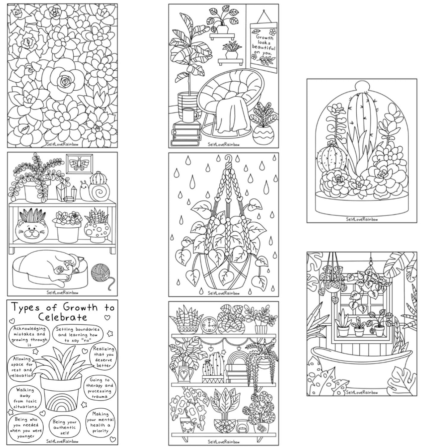 House Plant Coloring Pages