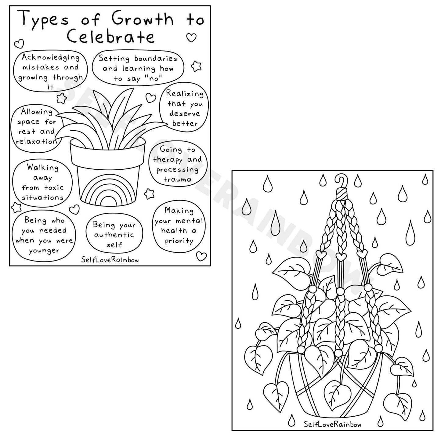House Plant Coloring Pages