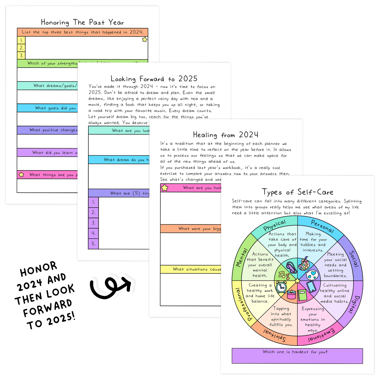 2025 Self-Care Planner