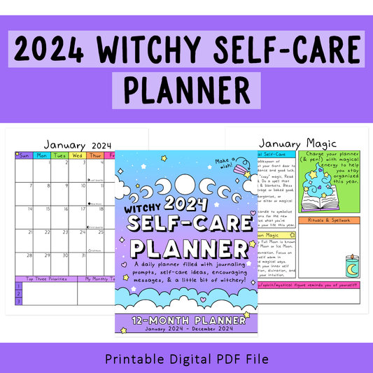 2024 Witchy Self-Care Planner