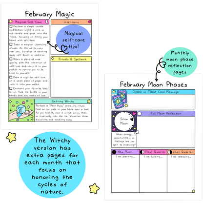 2026 Witchy Self-Care Planner