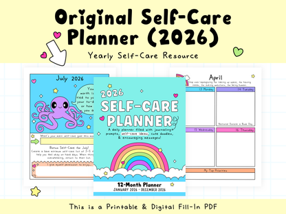 2026 Self-Care Planner