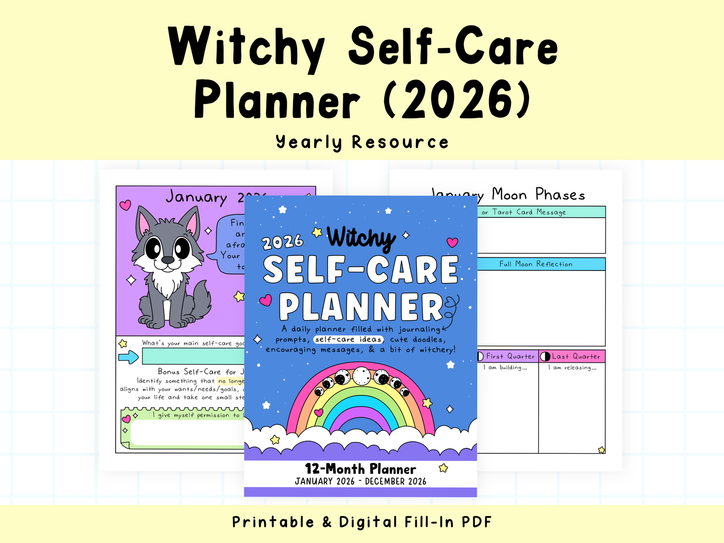 2026 Witchy Self-Care Planner