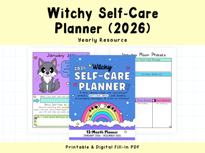 2026 Witchy Self-Care Planner