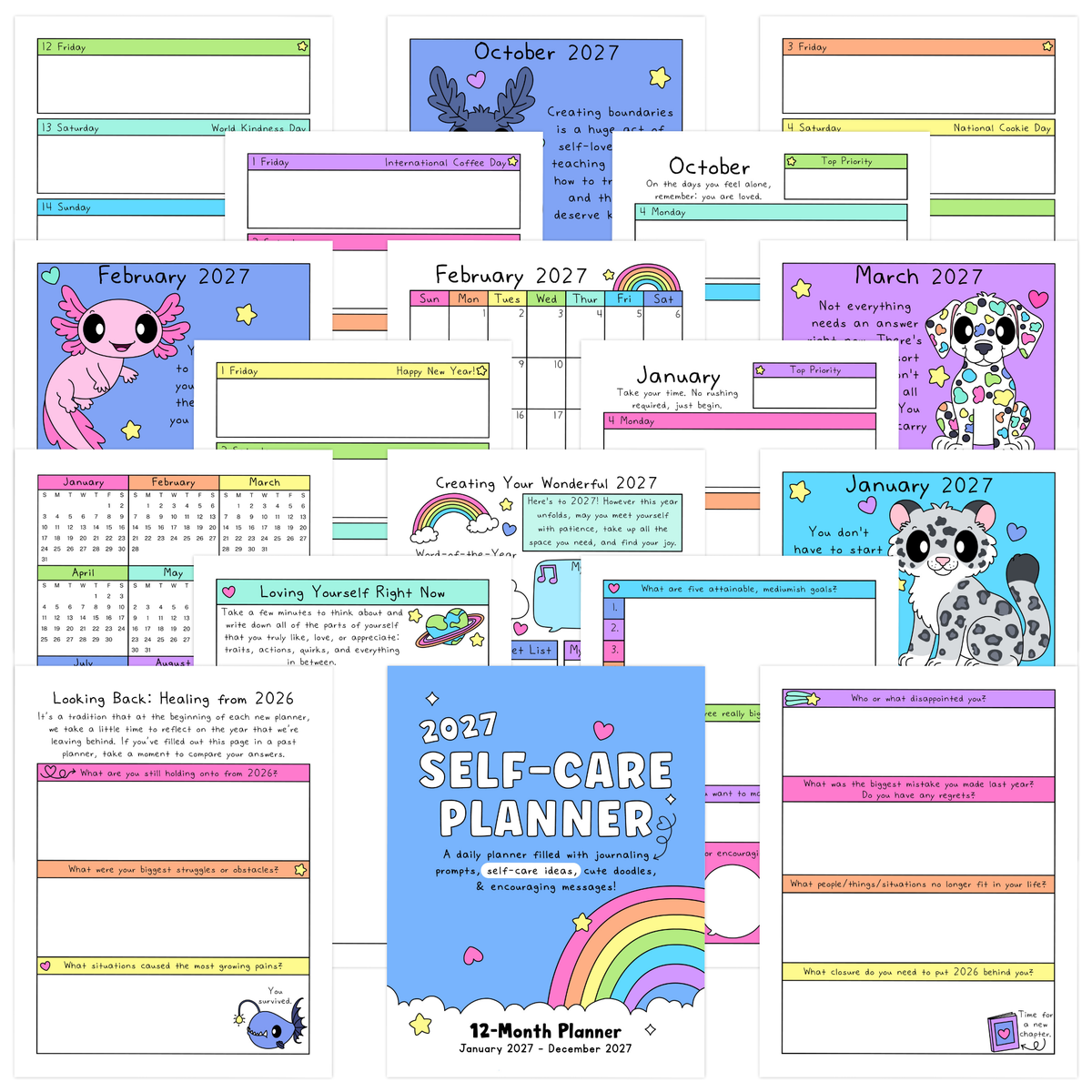 2027 Self-Care Planner
