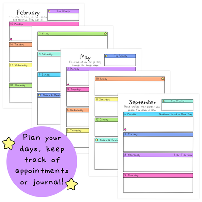 2027 Witchy Self-Care Planner