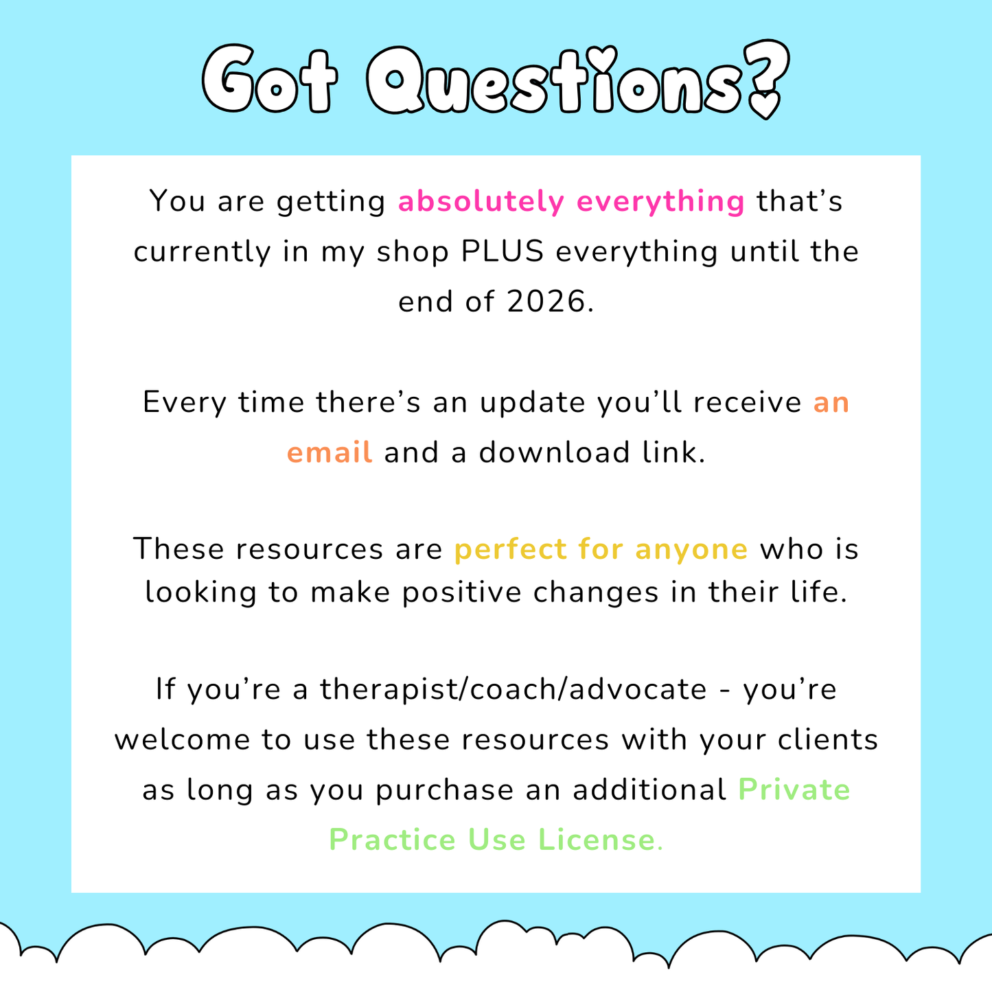 2026 Ultimate Self-Love Rainbow Bundle (ENTIRE shop!)