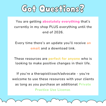 2026 Ultimate Self-Love Rainbow Bundle (ENTIRE shop!)