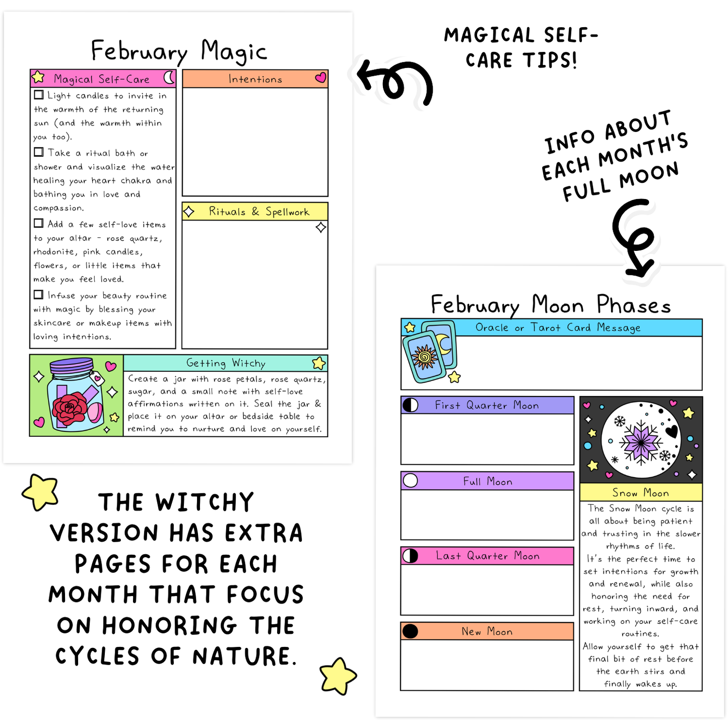 2025 Witchy Self-Care Planner