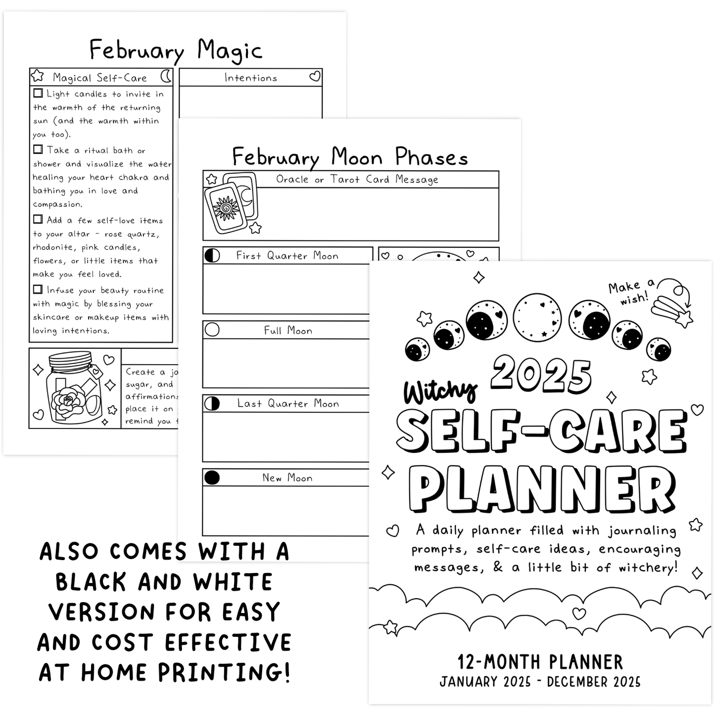 2025 Witchy Self-Care Planner