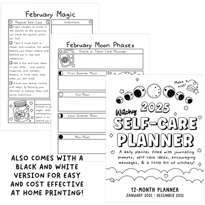 2025 Witchy Self-Care Planner