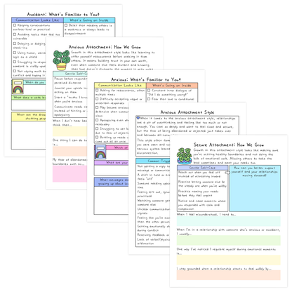 Attachment Styles Workbook