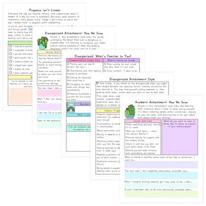Attachment Styles Workbook