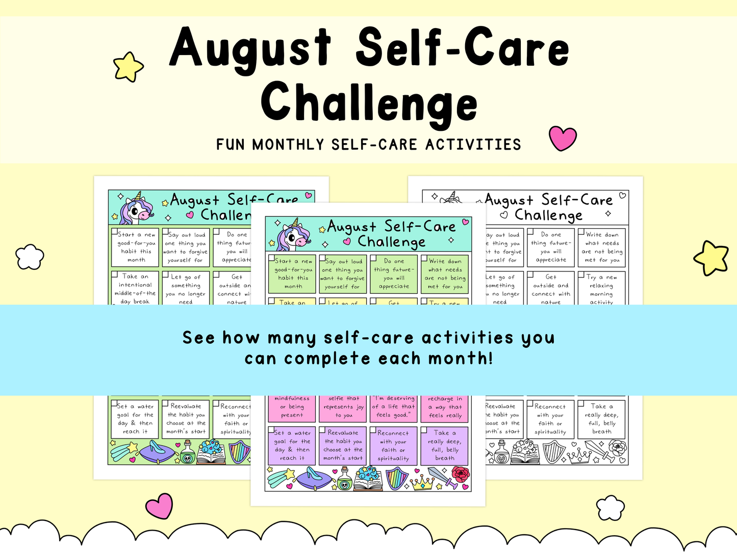 August Self-Care Challenge