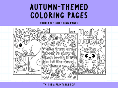 Autumn Coloring Pages