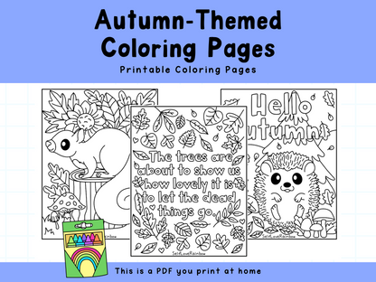 Autumn Coloring Pages