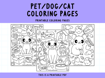 Pet Coloring Pages