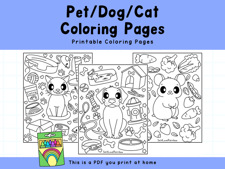 Pet Coloring Pages