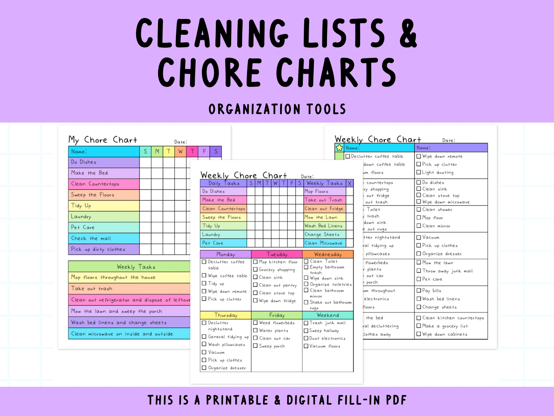 Chores Chart 2 Pcs Dry Erase Chore Chart For Kids Magnetic Whiteboard chores-chart-2-pcs-dry-erase-chore-chart-for-kids-magnetic-whiteboard