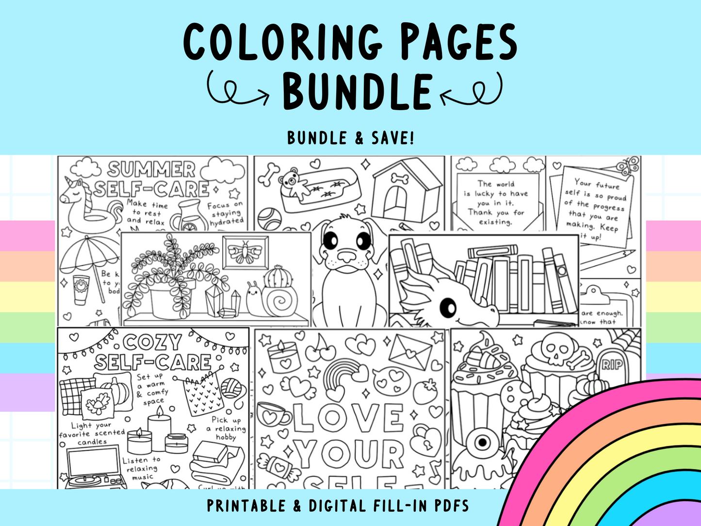 106 Coloring Pages Bundle