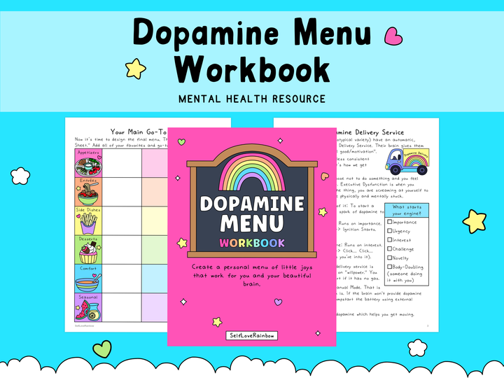 Dopamine Menu Workbook | ADHD Planner