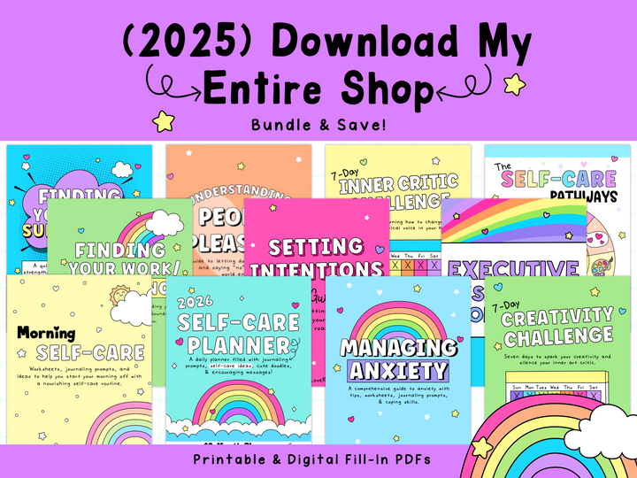 2025 Ultimate Self-Love Rainbow Bundle (ENTIRE shop!)
