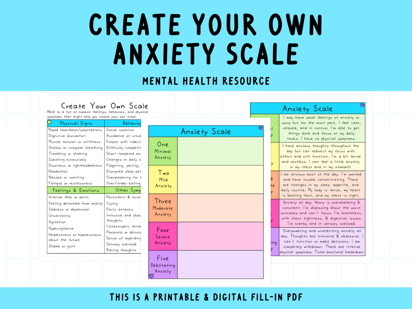 Create Your Own Anxiety Scale